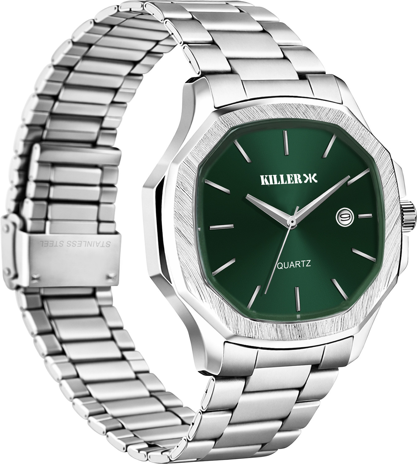 Image of KILLER UNISEX Date Function Working Free Size Adjutable Chain Lock Premium Quality UNISEX Date Function Working Free Size Adjutable Chain Lock Premium Quality Analog Watch - For Men