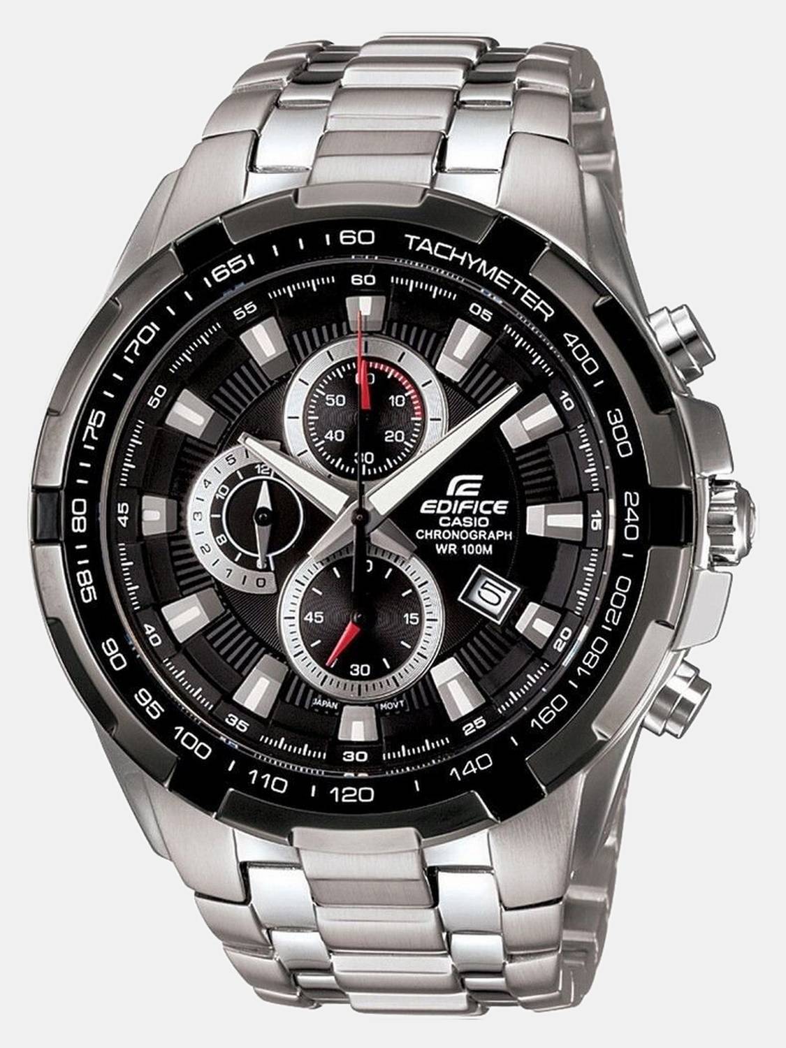 CASIO Edifice EF-539D-1AVDF Black Dial Steel Watch - Image 2