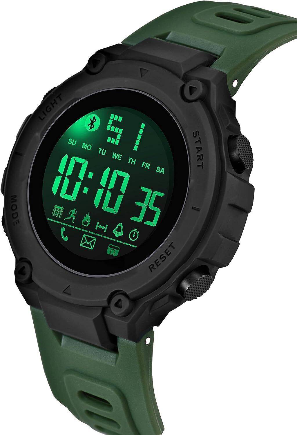 luxurit Green Waterproof Sports Watch - Image 2