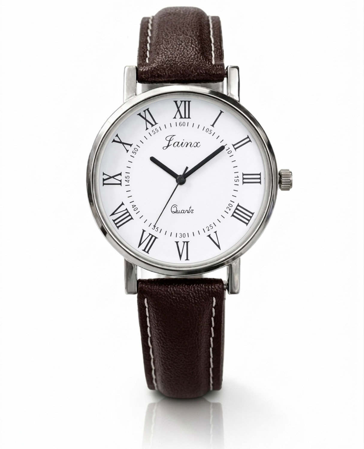 Image of JAINX JW8654 Brown Corporate Analog Watch - For Women