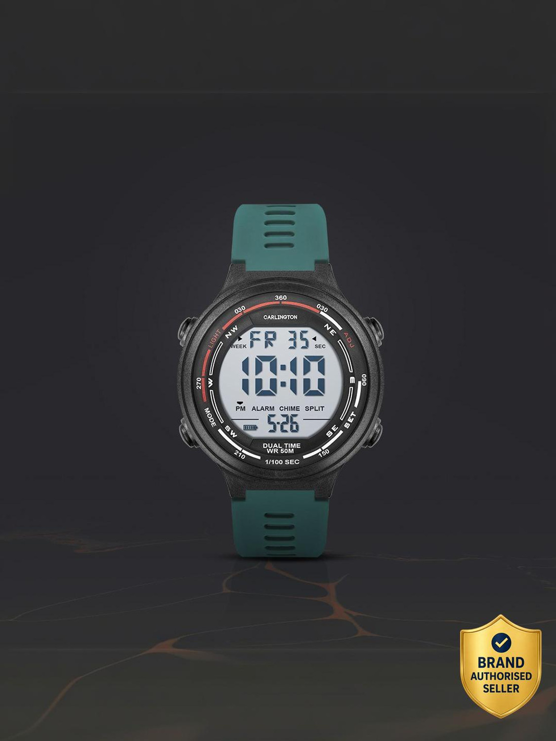 Image of Carlington Endurance 9120 Teal Endurance Series Digital Watch - For Men