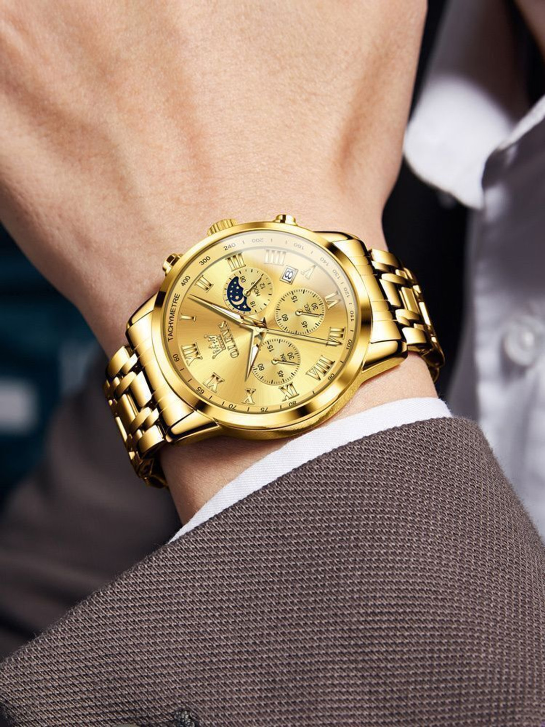 Image of OLEVS Analog Watch - For Men