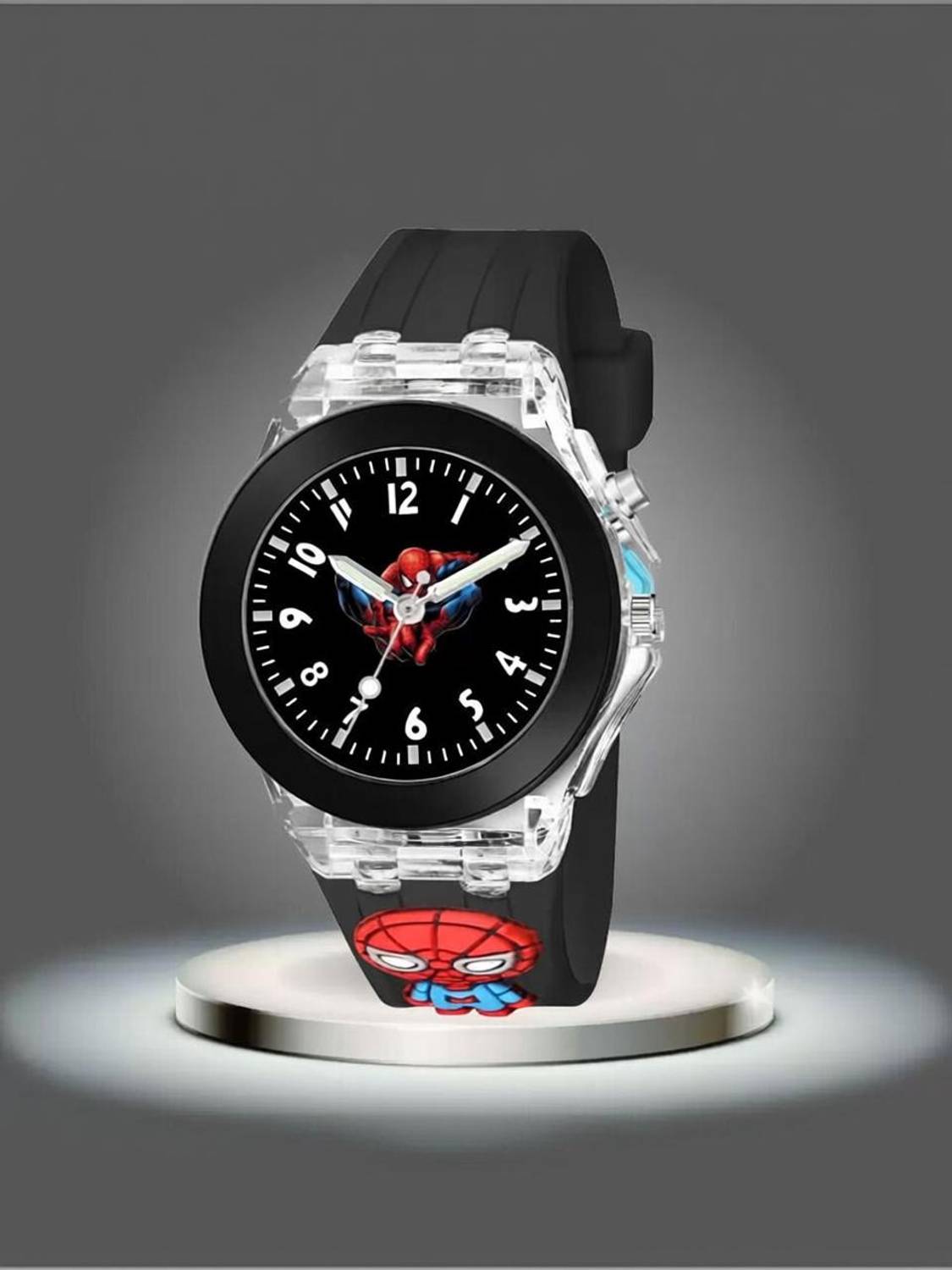 Everhug Kids Analog Watch 3D Cartoon Multicolor LED - Image 1