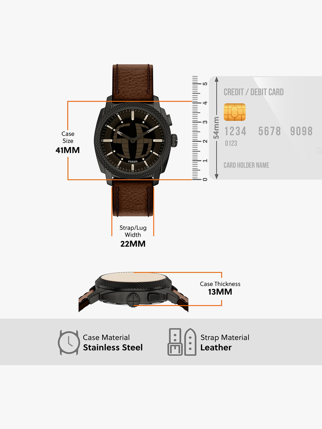Image of FOSSIL Machine Machine Analog Watch - For Men