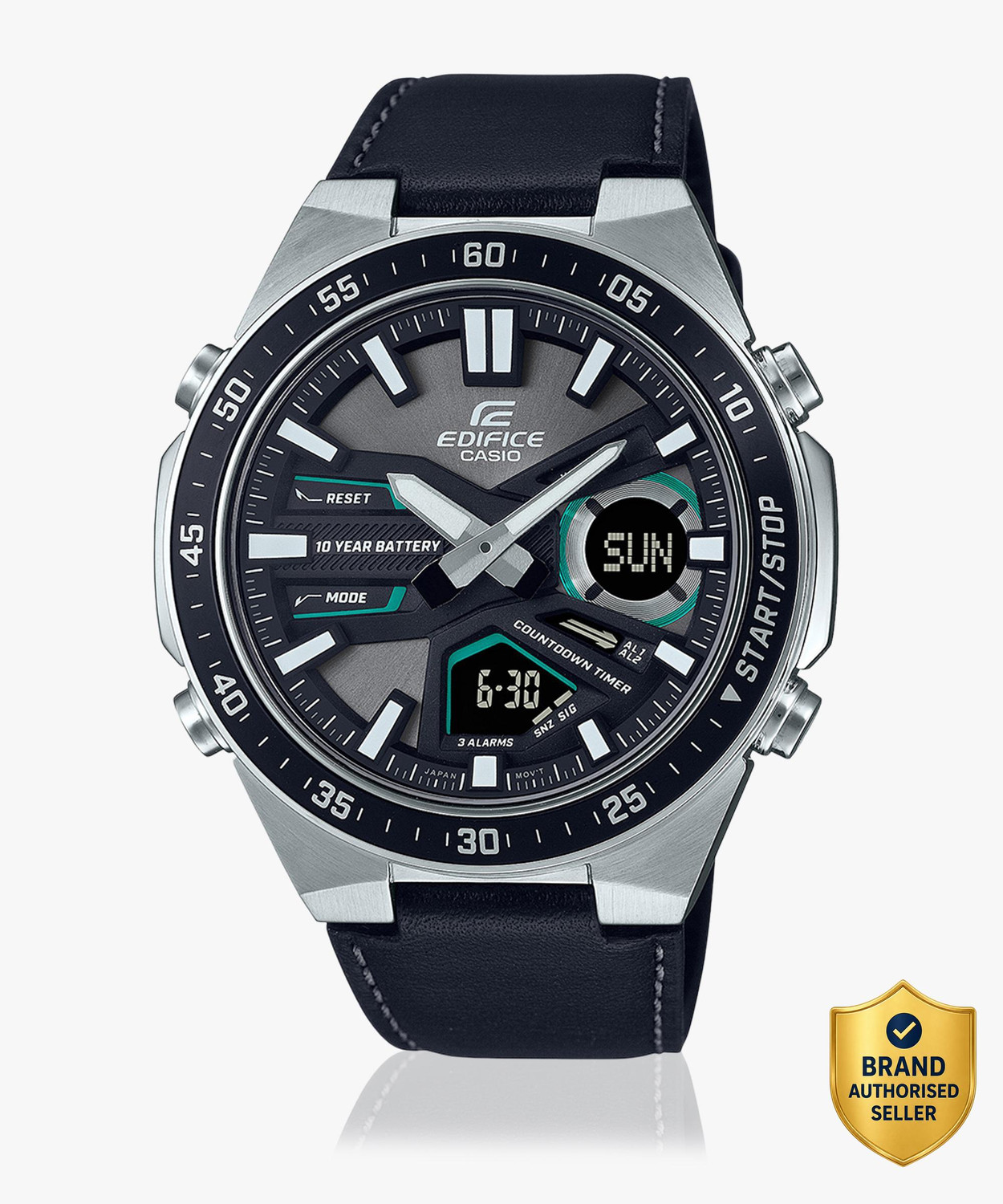 Image of CASIO EFV-C110L-1AVDF Edifice Analog-Digital Watch - For Men