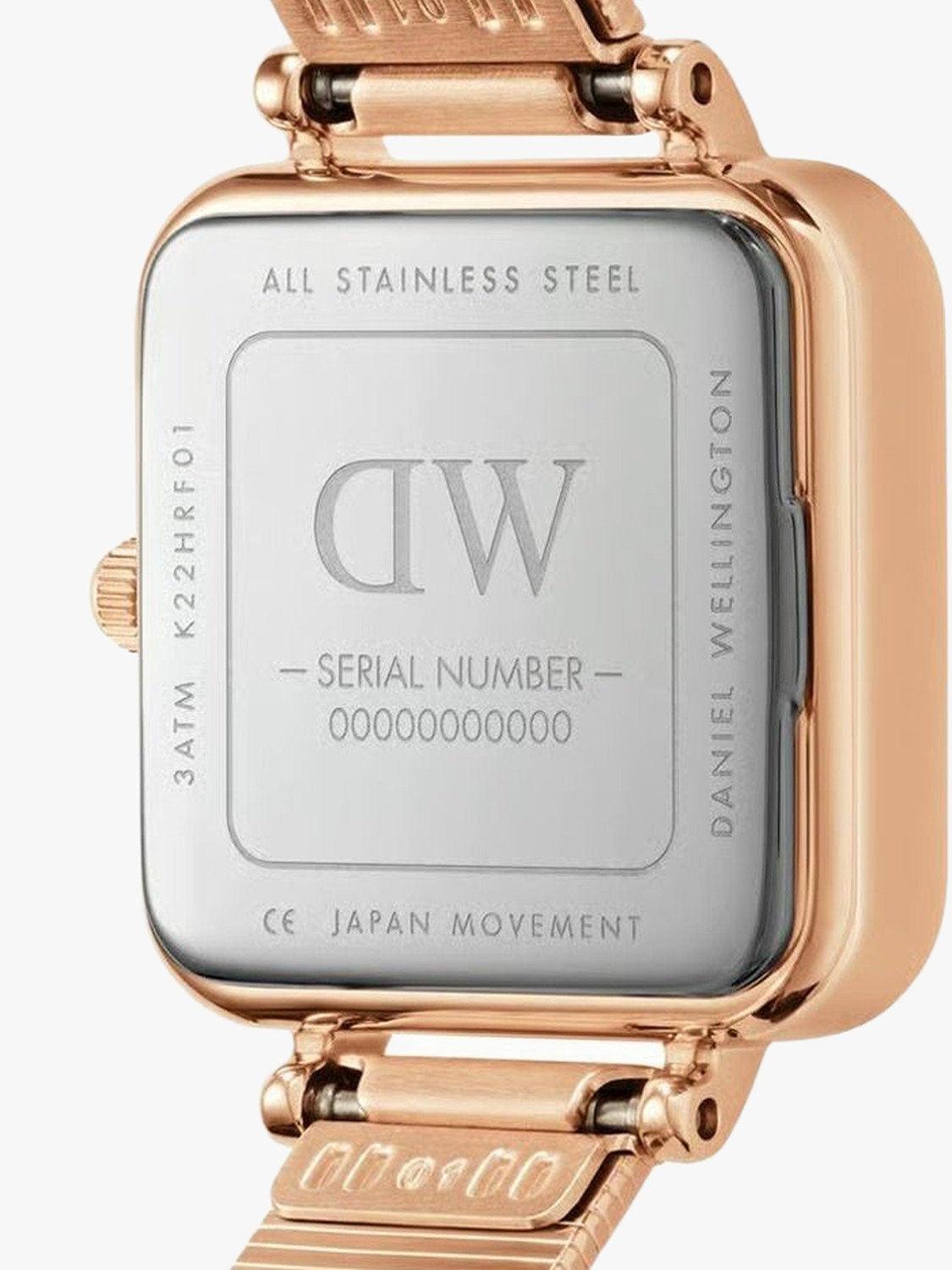 Image of DANIEL WELLINGTON Quadro Studio Emerald 22x22mm Green Dial Analog Watch - For Women