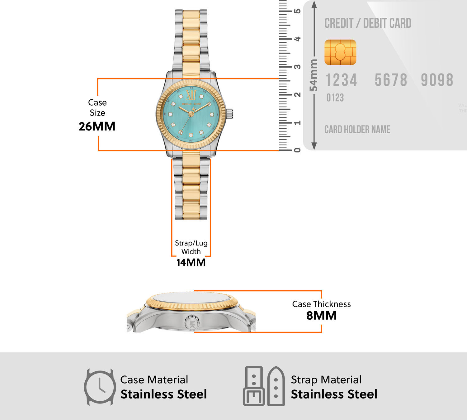 Image of MICHAEL KORS Lexington Lexington Analog Watch - For Women