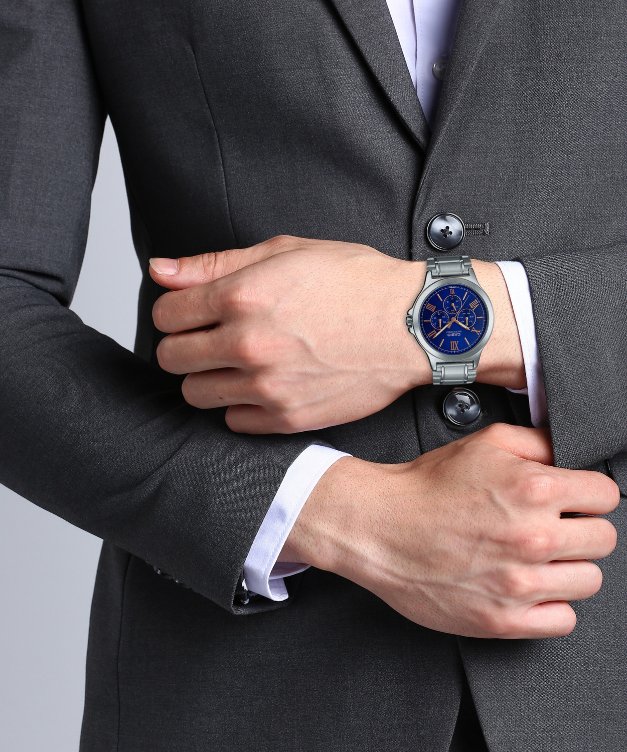 Image of CASIO MTP-V300HD-2AUIF Enticer Men's Analog Watch - For Men