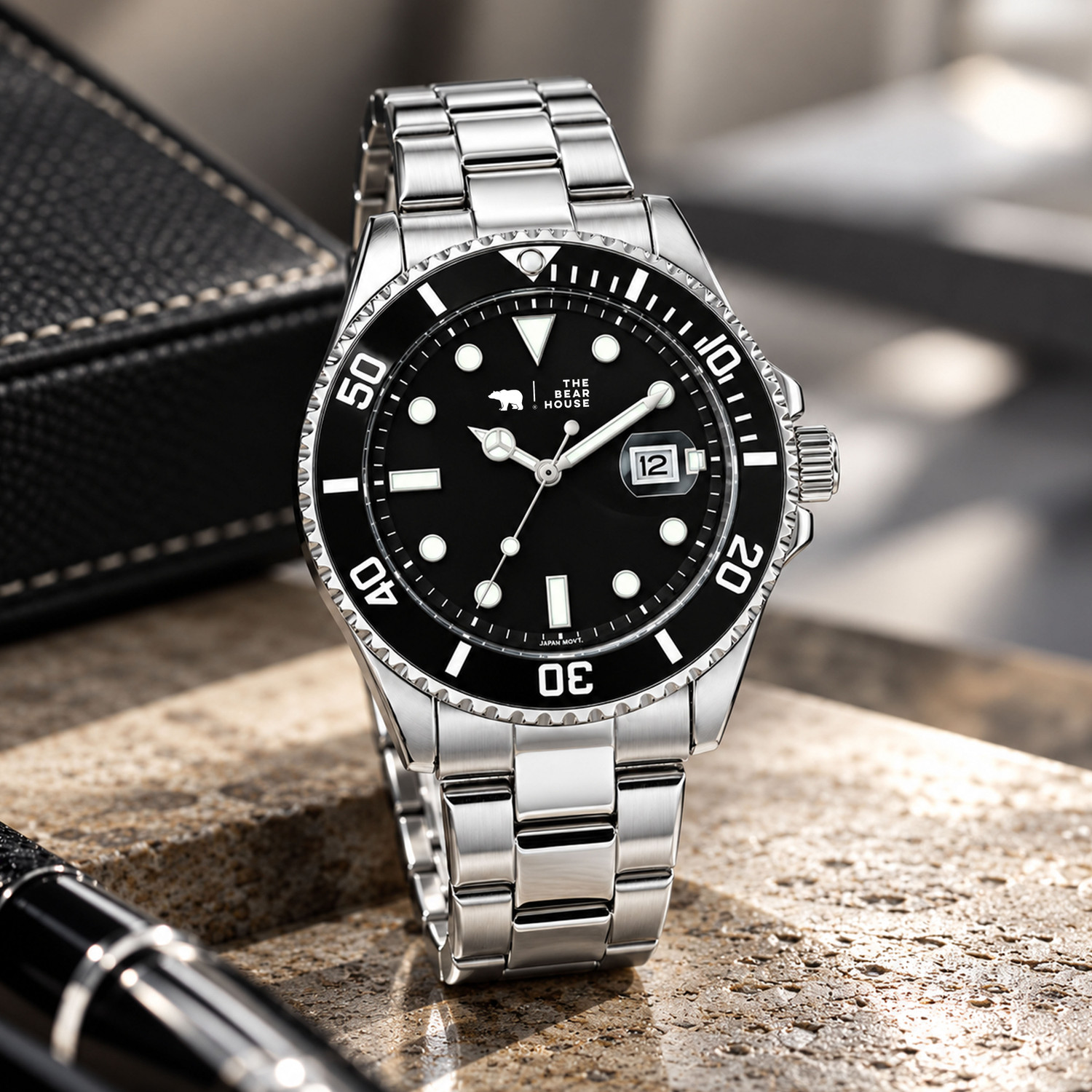 Image of The Bear House Icon Series Analog Watch - For Men O-75790CMGI