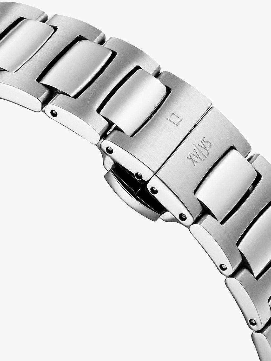 Image of XYLYS Xylys Quartz with Date Blue Dial Silver Stainless Steel Strap Analog Watch - For Men