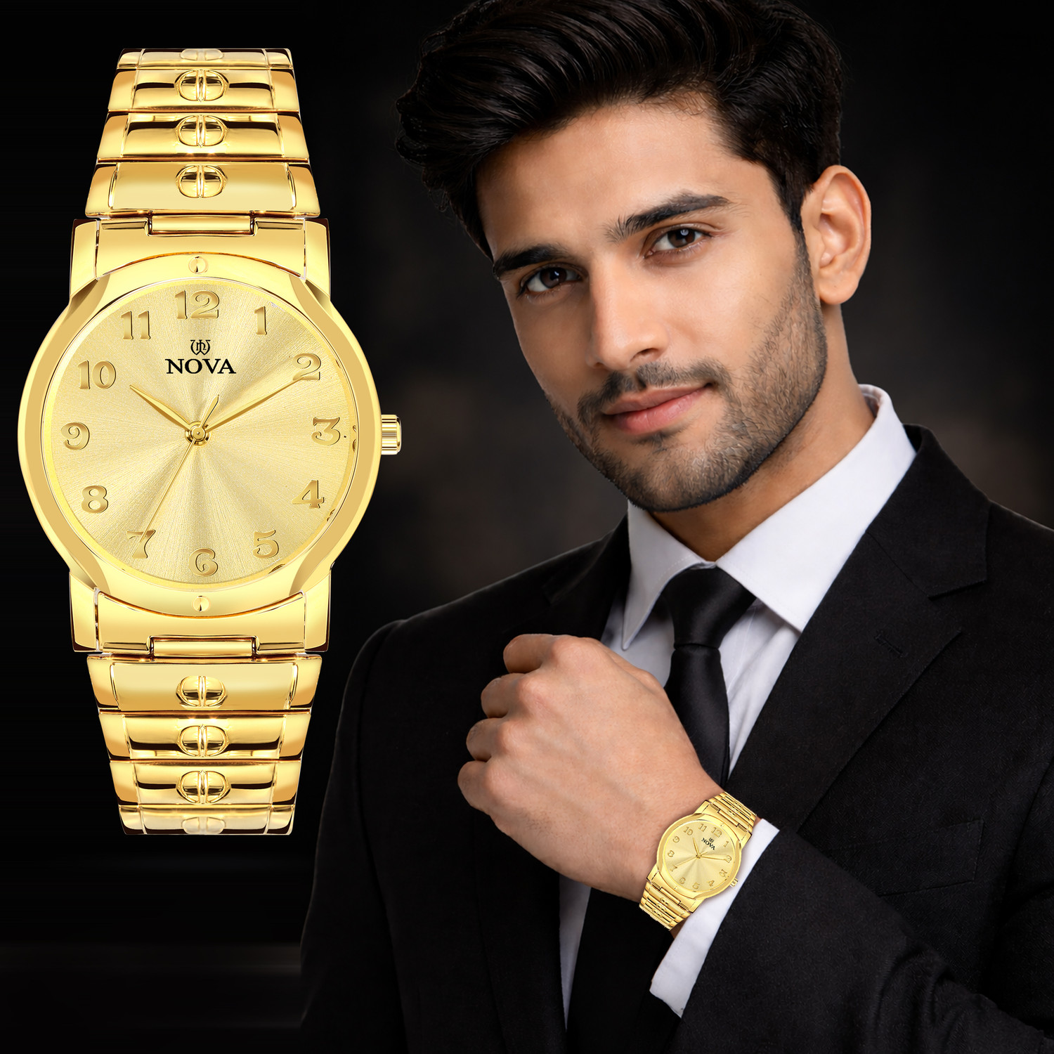 Image of NOVA Golden watch Analog Watch - For Men