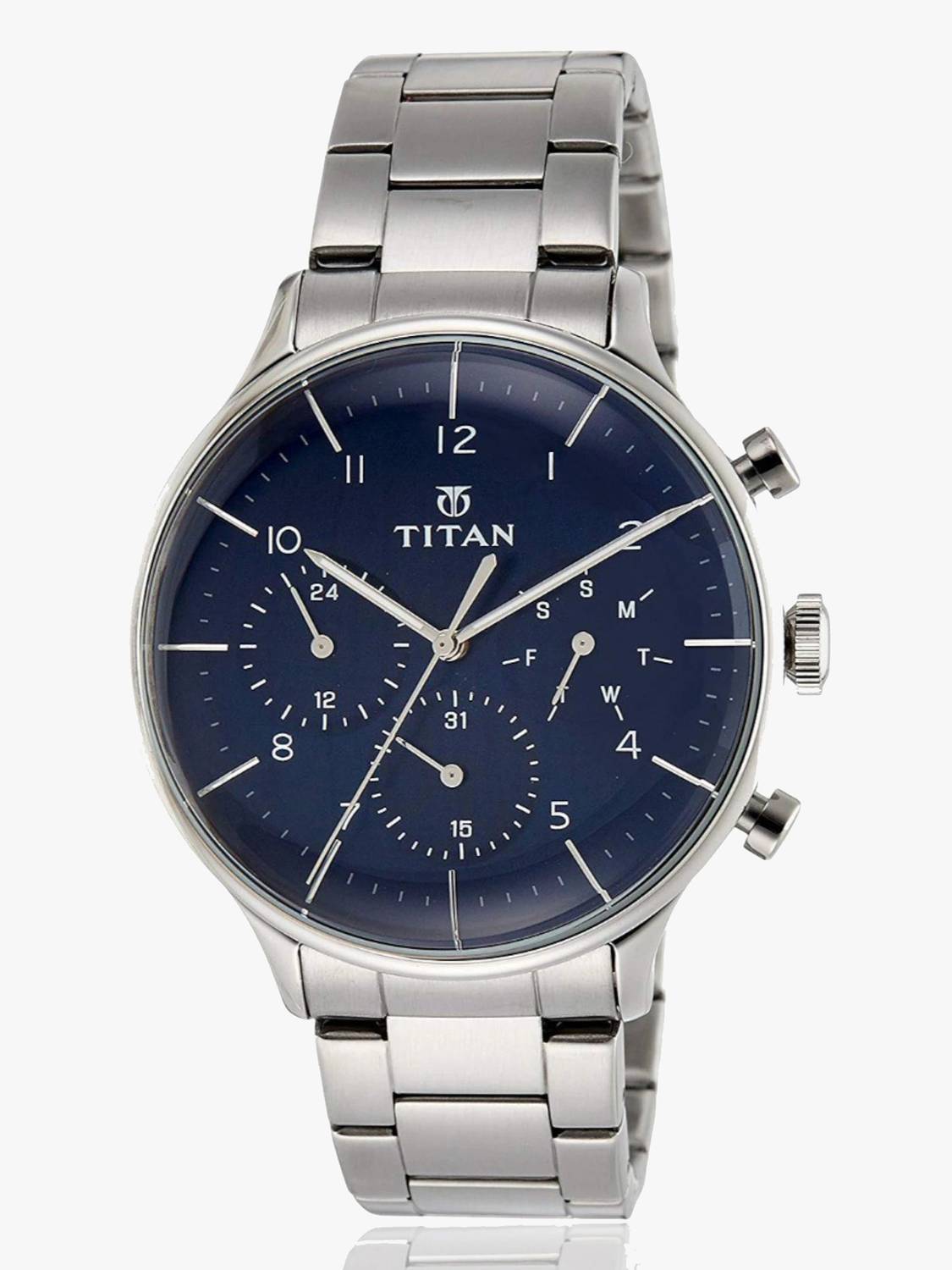 Titan On Trend Blue Dial Men's Watch - Image 3