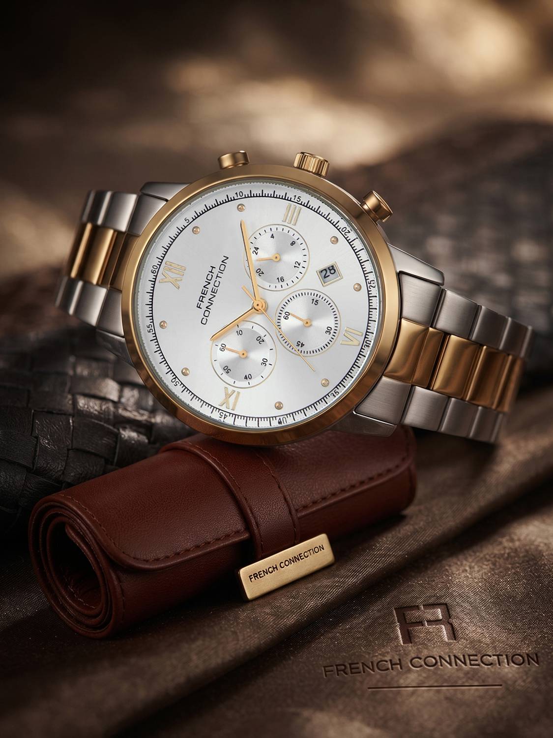 French Connection FCND20TM Silver Men's Watch - Image 3