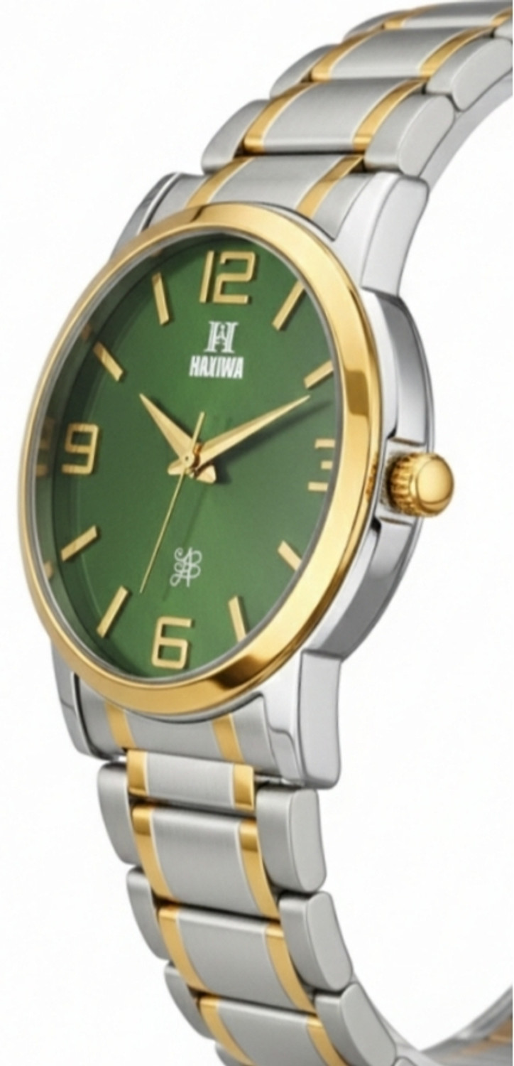 Image of Haxiwa Two tone four number analog watch X17 Analog Watch - For Men