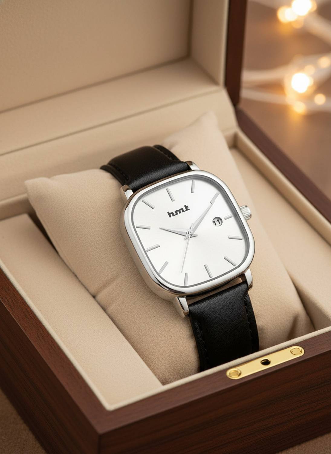 hmt Quartz Silver Dial Men's Watch - Image 1