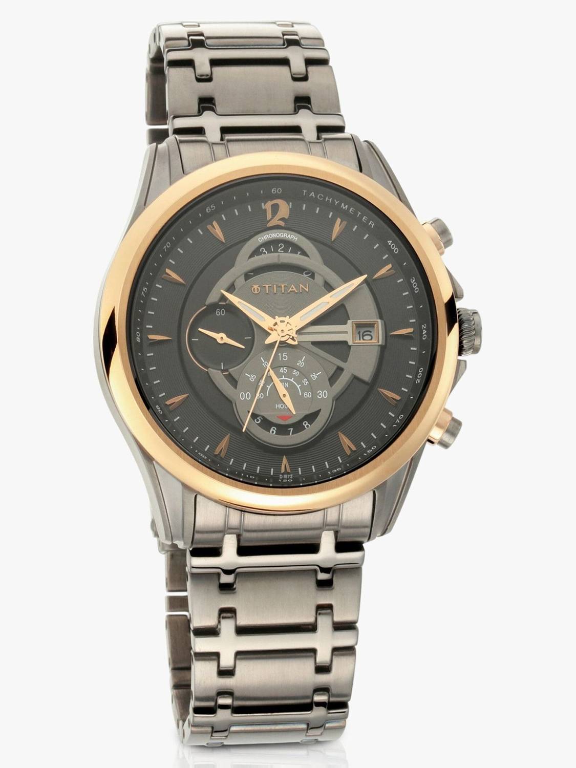 Titan Maritime Chronograph Anthracite Dial Watch - Image 3