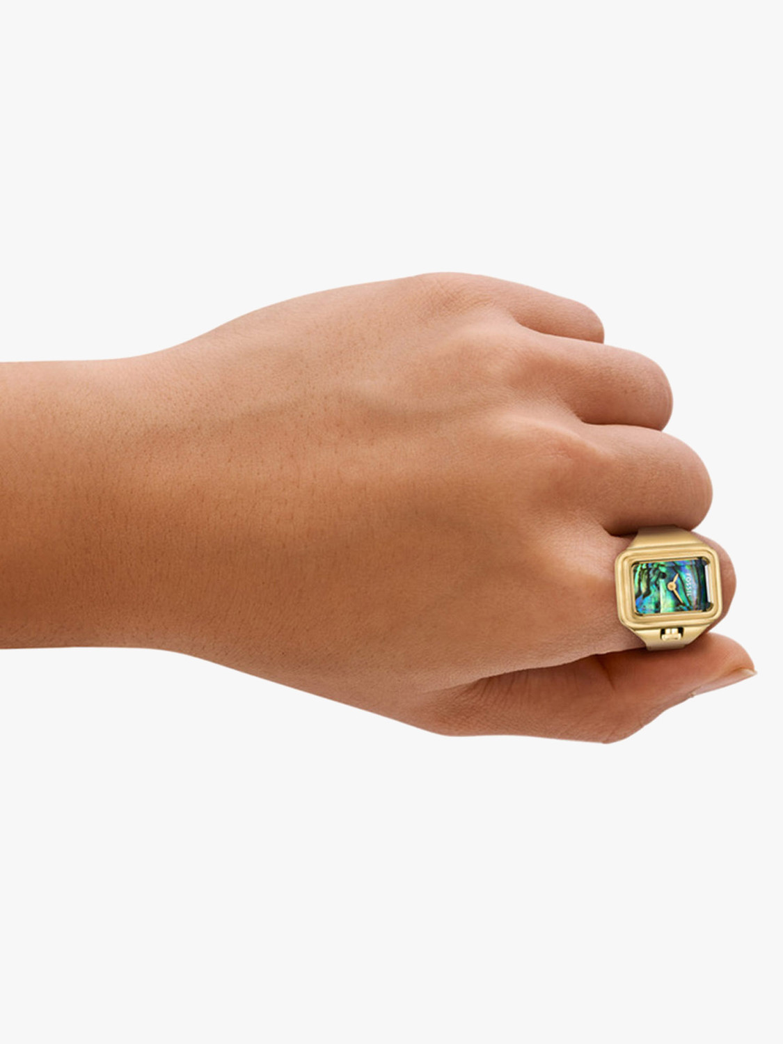 Image of FOSSIL Raquel Watch Ring Raquel Watch Ring Analog Watch - For Women