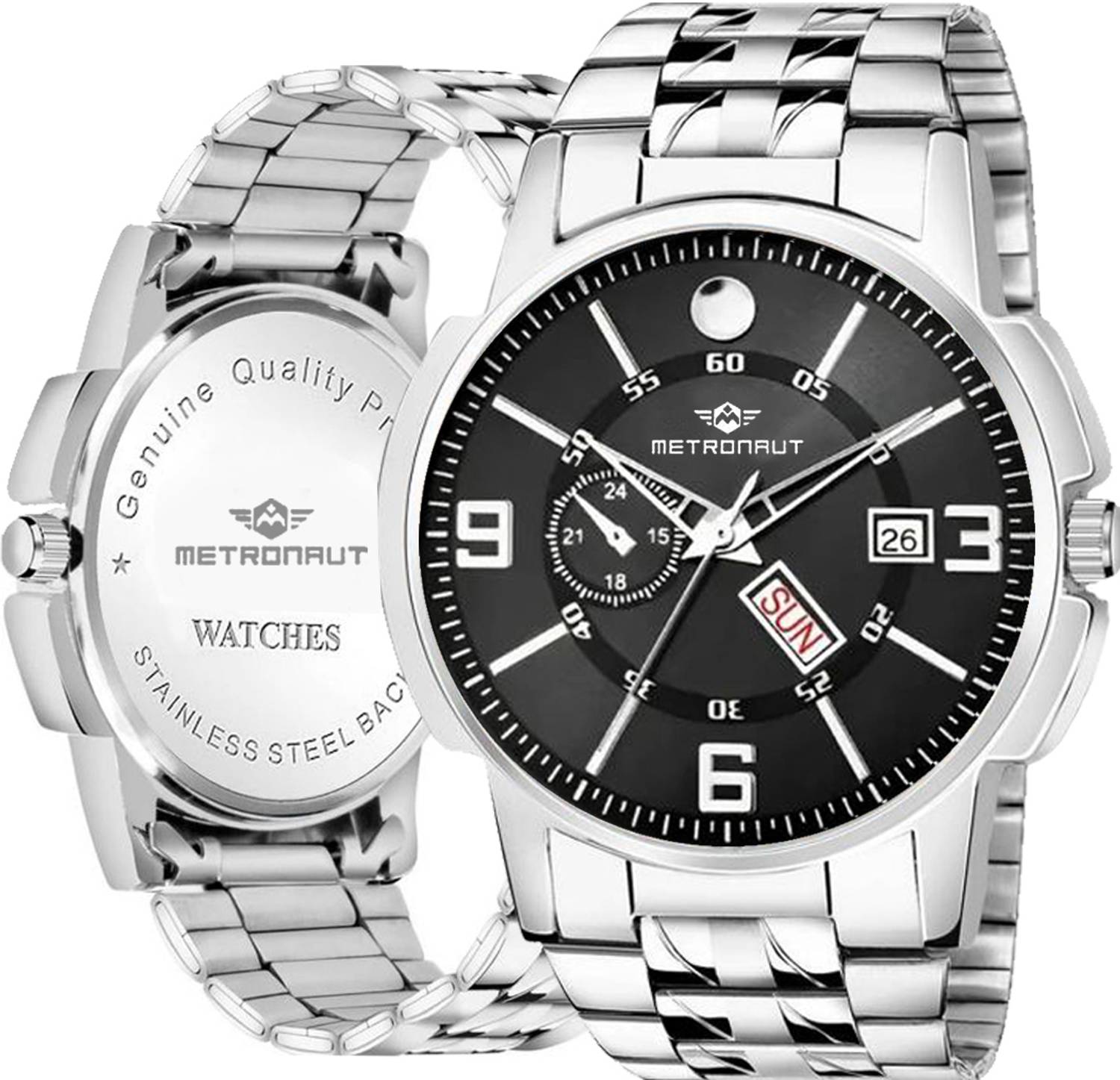 METRONAUT MTR-2023 Timewear Stainless Steel Chain Watch - Image 3