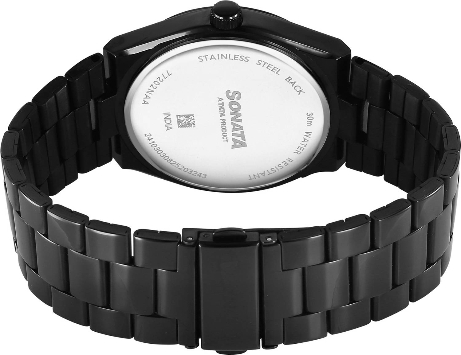 Sonata Festive 2.0 Black Men's Watch - Image 5