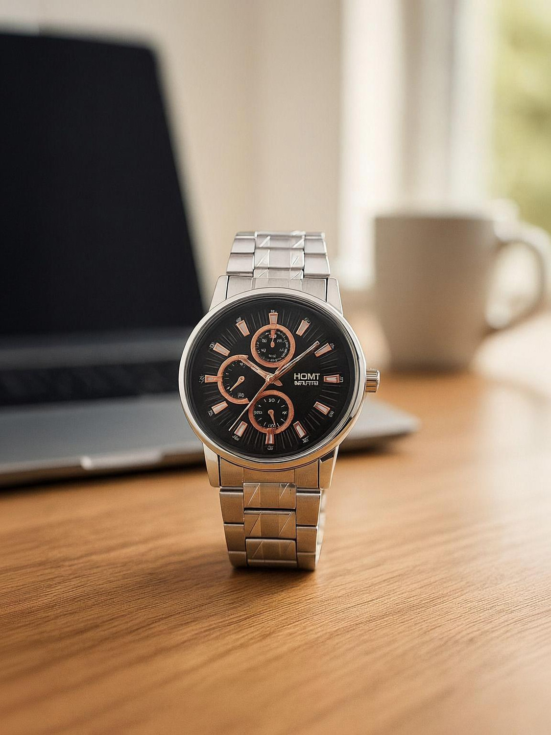 Image of homt Premium Series Stainless Steel Wrist Watch for men Men's Fashion Series Premium Quality Analog Watch - For Men