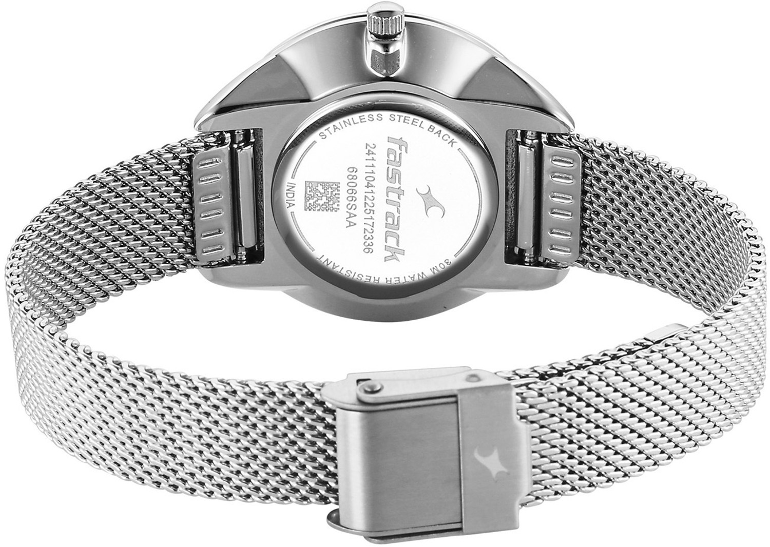 Image of Fastrack Stunners Fastrack Stunners XI Quartz Lilac Dial Silver Stainless steel Strap Analog Watch - For Women