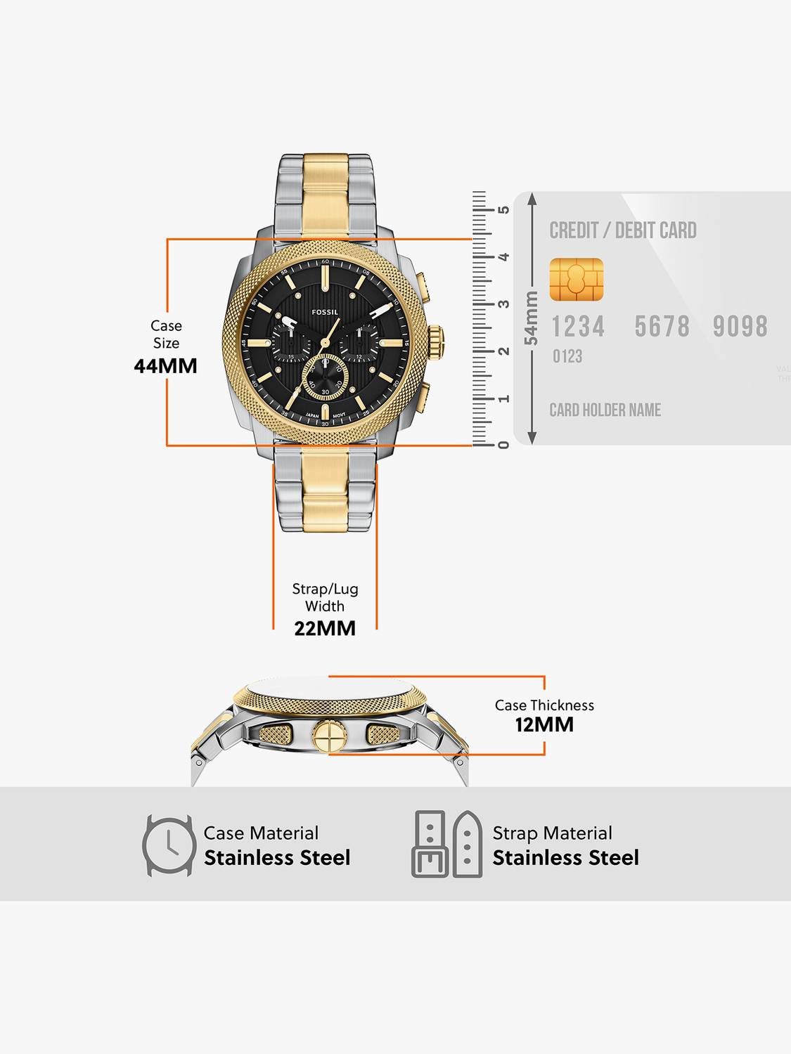 Fossil Machine Machine Analog Watch for Men - Image 3