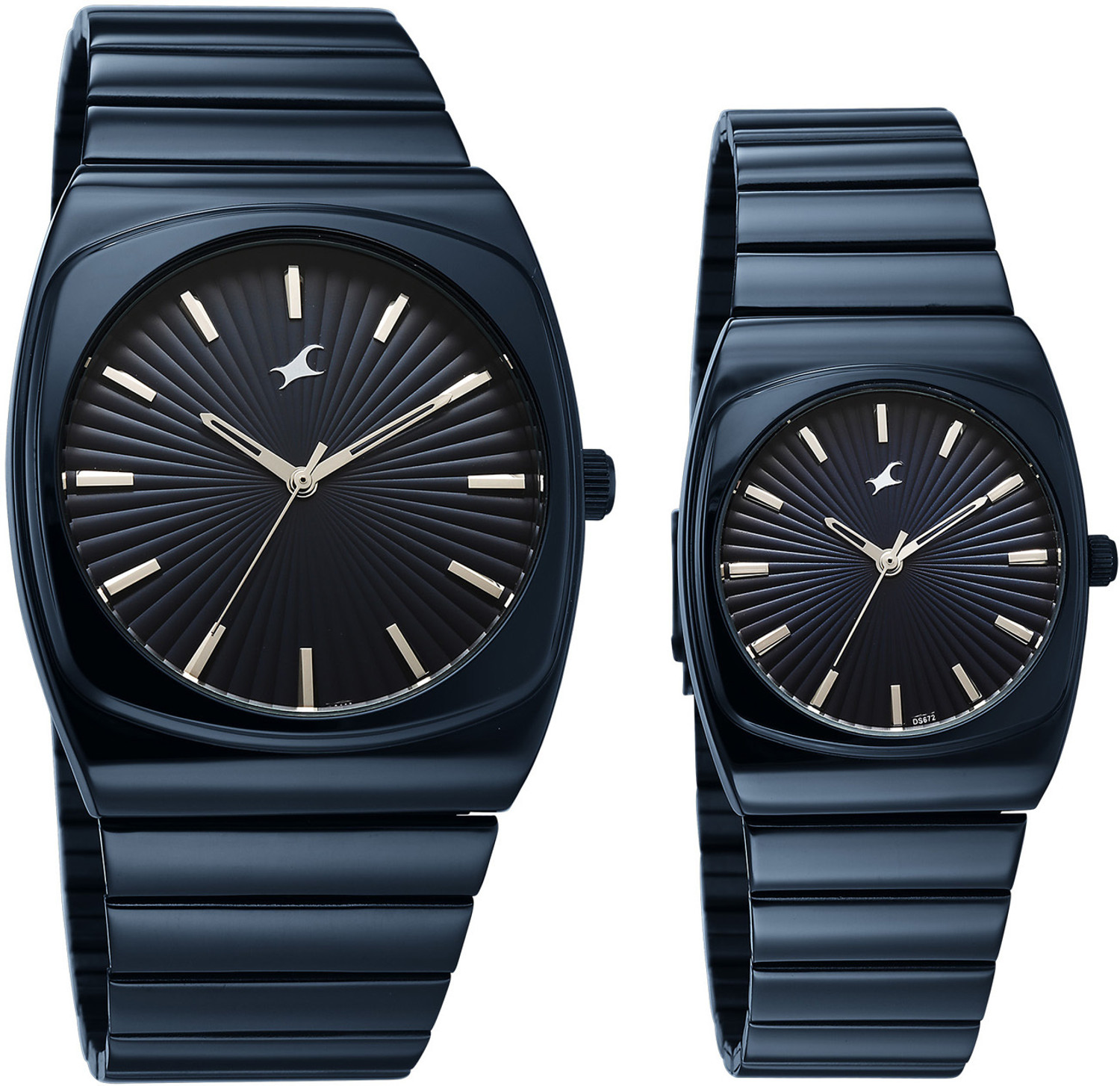 Image of Fastrack Mixmatched 5.0 Fastrack Mixmatched 5.0 Quartz Blue Dial Blue Stainless Steel Strap Analog Watch - For Couple