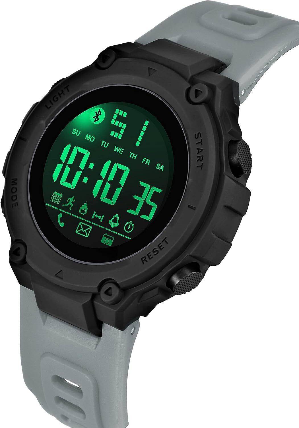 luxurit Black Sports Watch for Men - Image 5