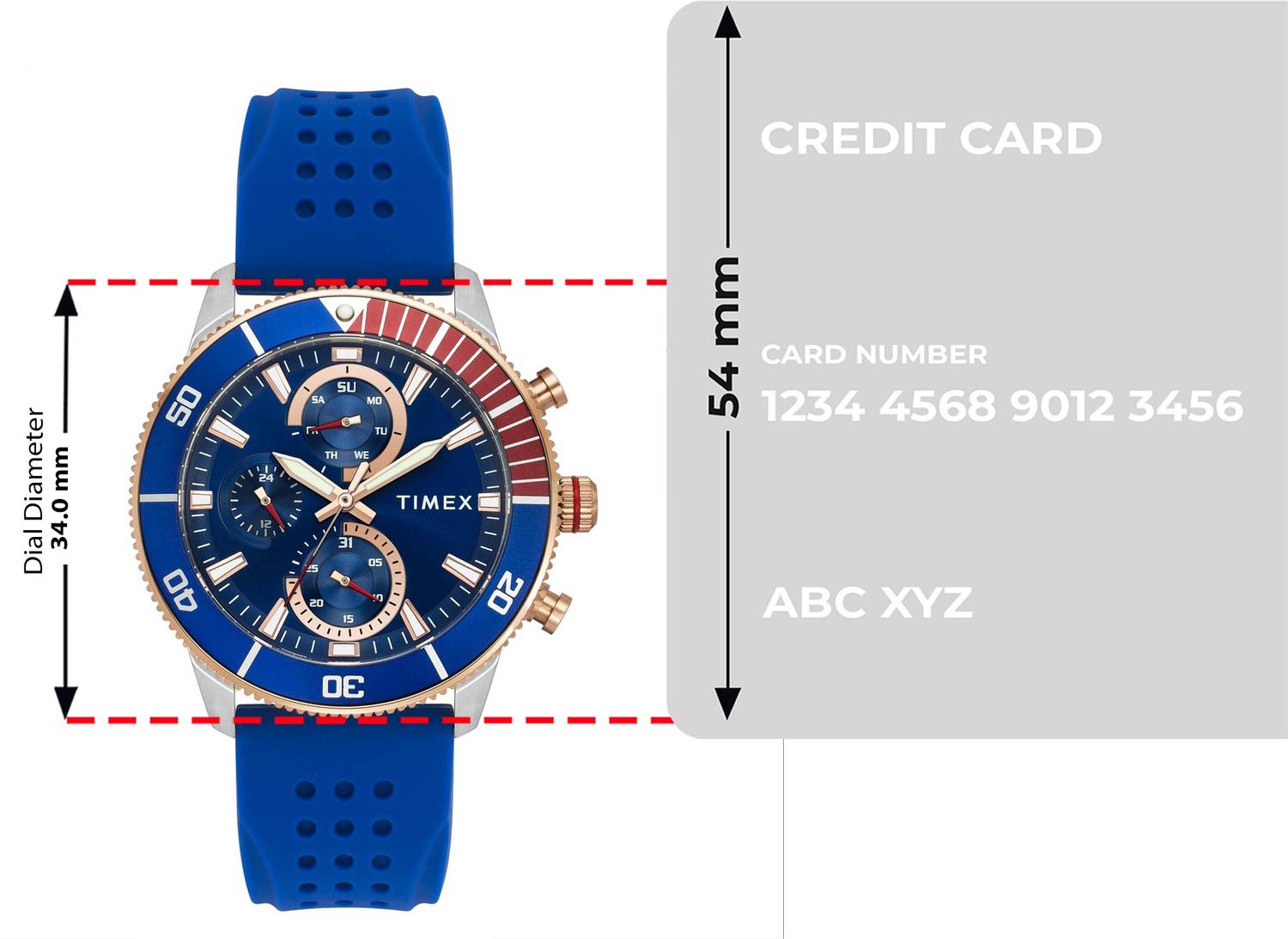 TIMEX Multifunction Dark Blue Dial Analog Watch - Men - Image 4