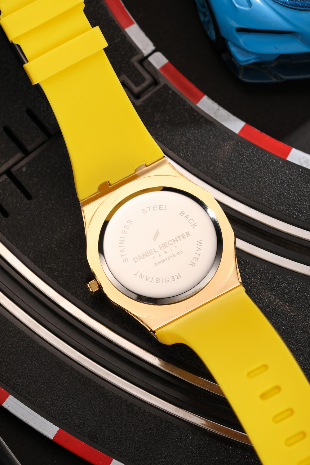 Image of DANIEL HECHTER Model DHM1015 Analogue Yellow Dial Men's Watch Analog Watch - For Men