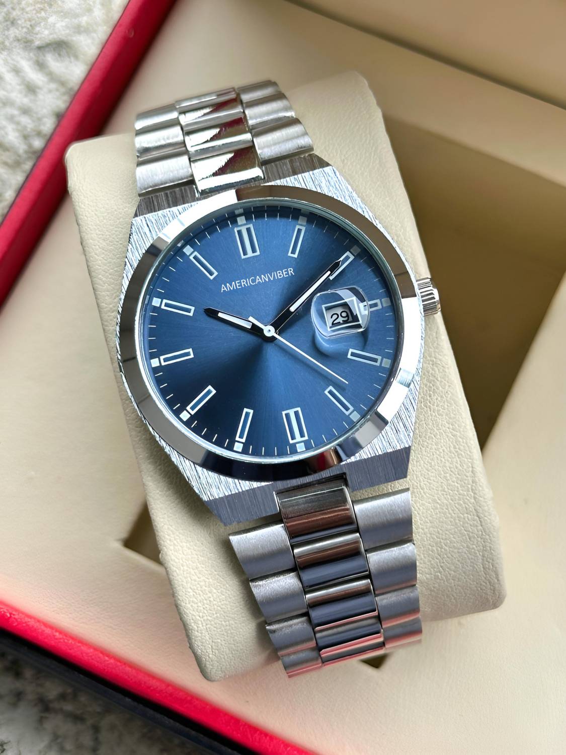 Americanviber AVM0036 Men's Steel Chain Watch - Image 4