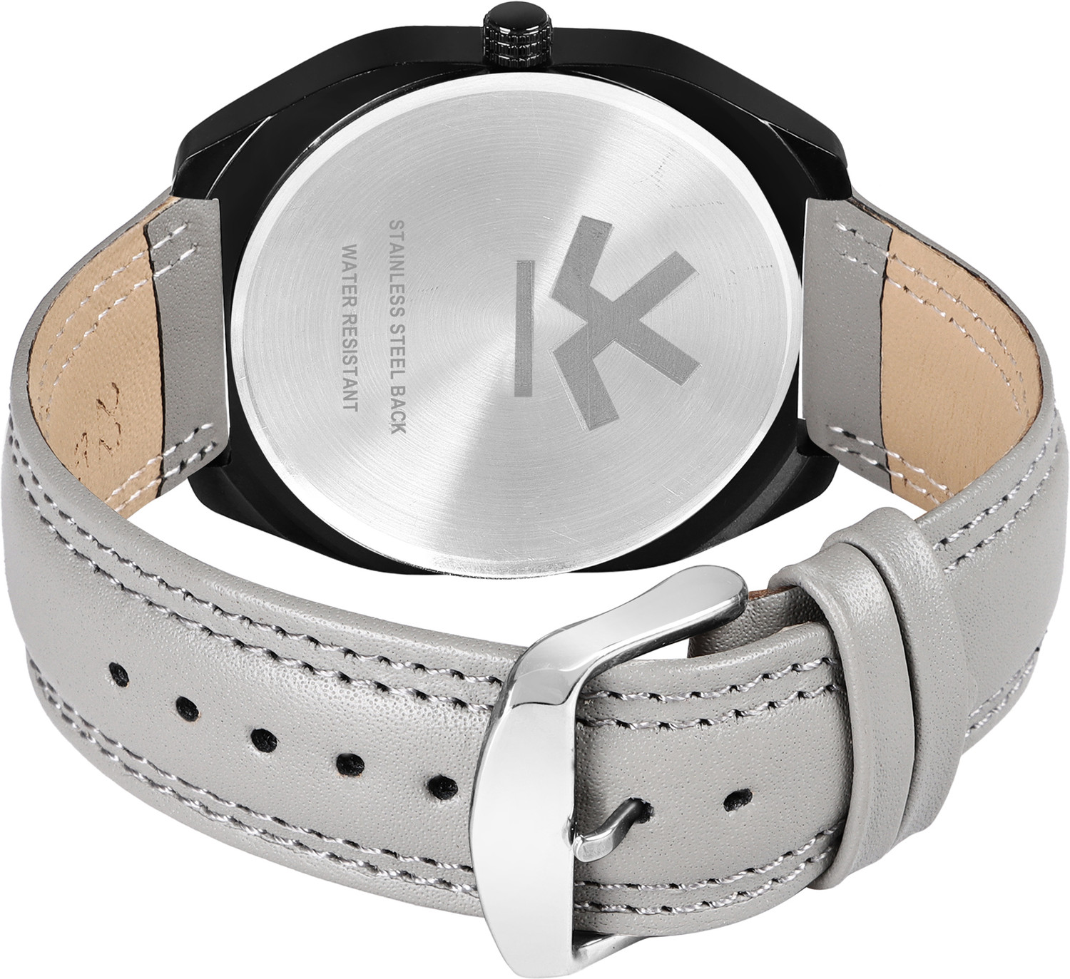 Image of WROGN WR-6605-Grey Day and Date Display Analog Watch - For Men