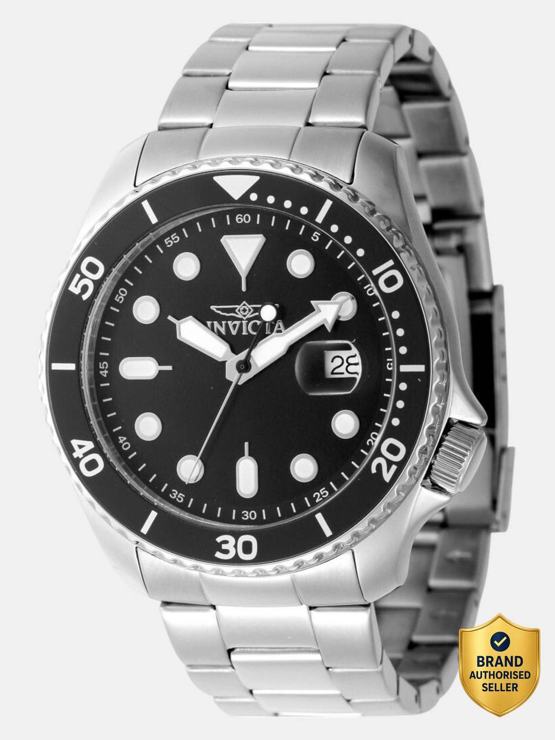 INVICTA 47160 Pro Diver Black Dial Men's Watch - Image 1