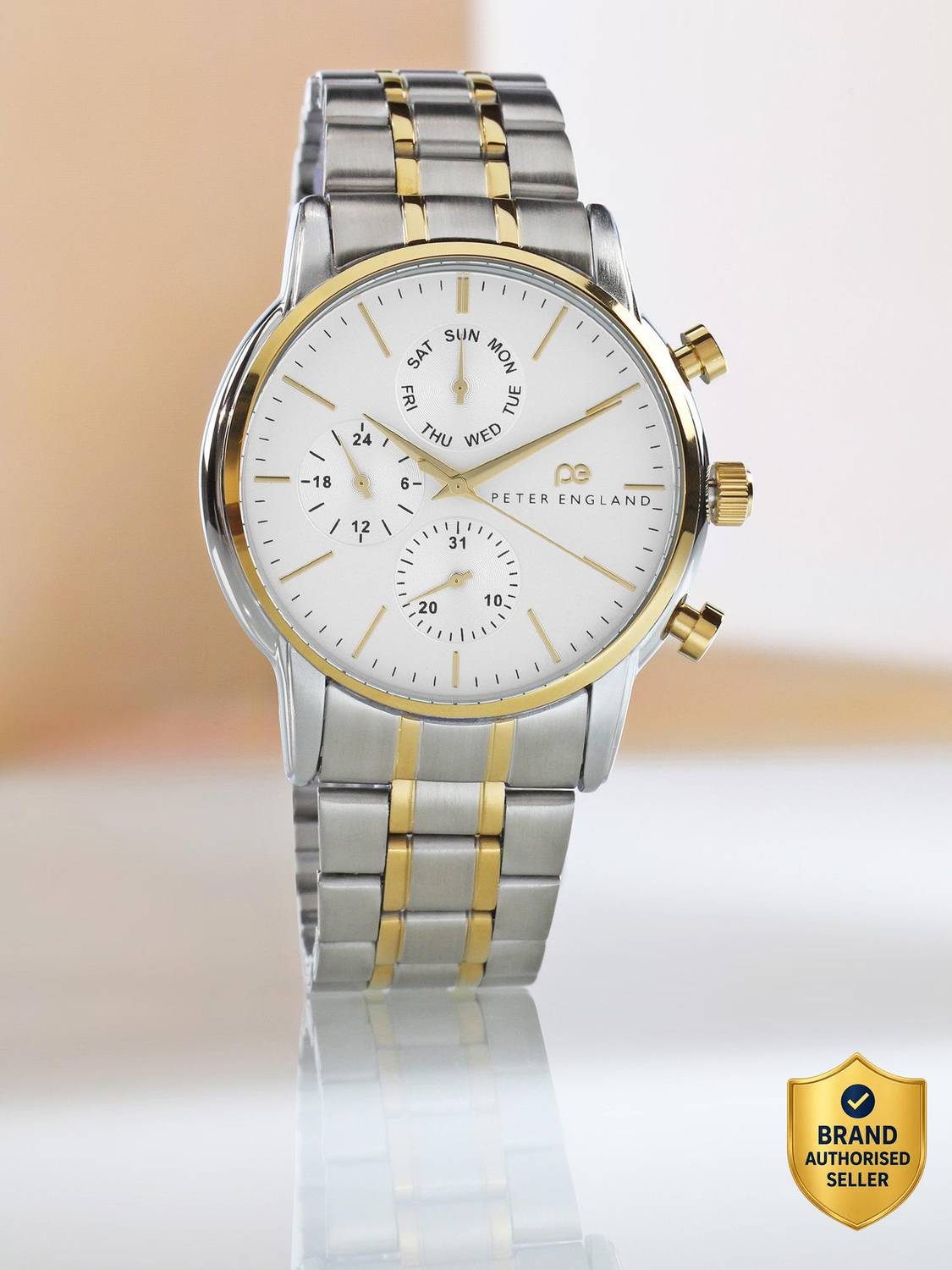 Peter England Analog Watch For Men PE000032B - Image 1