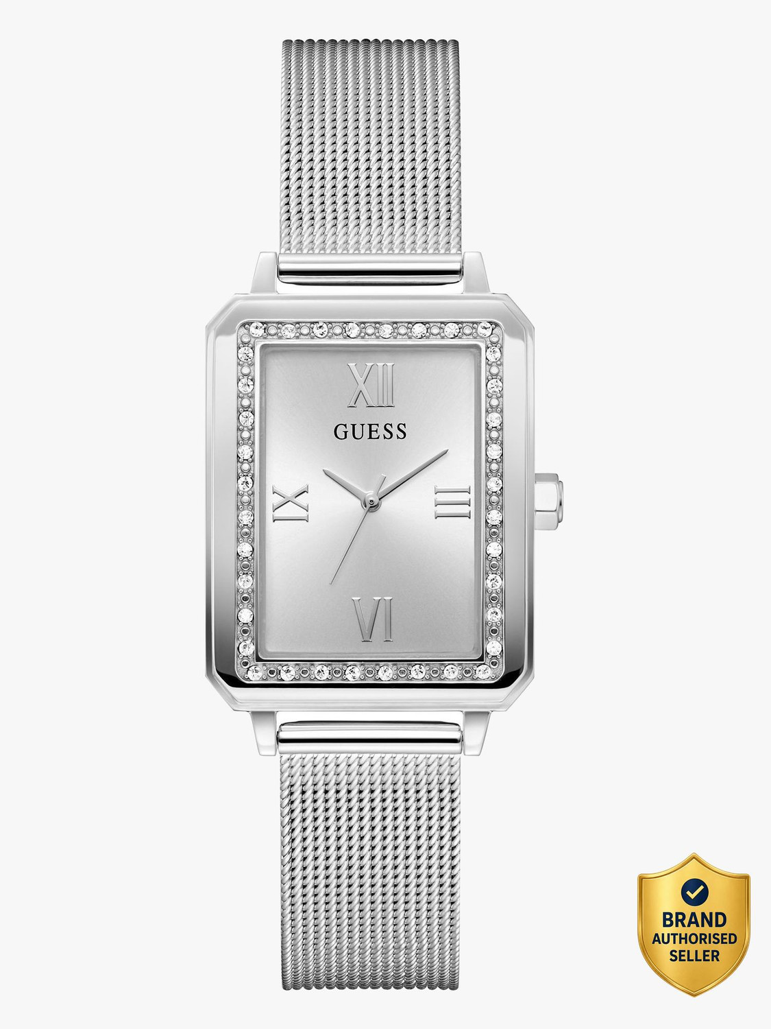Image of GUESS Silver Dial Analog Watch - For Women