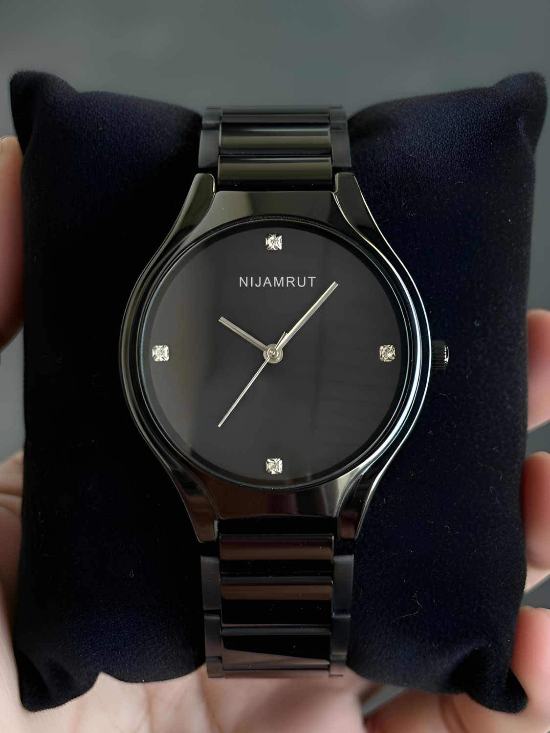 Image of NIJAMRUT AVM39 - FULL BLACK Analog Watch - For Men