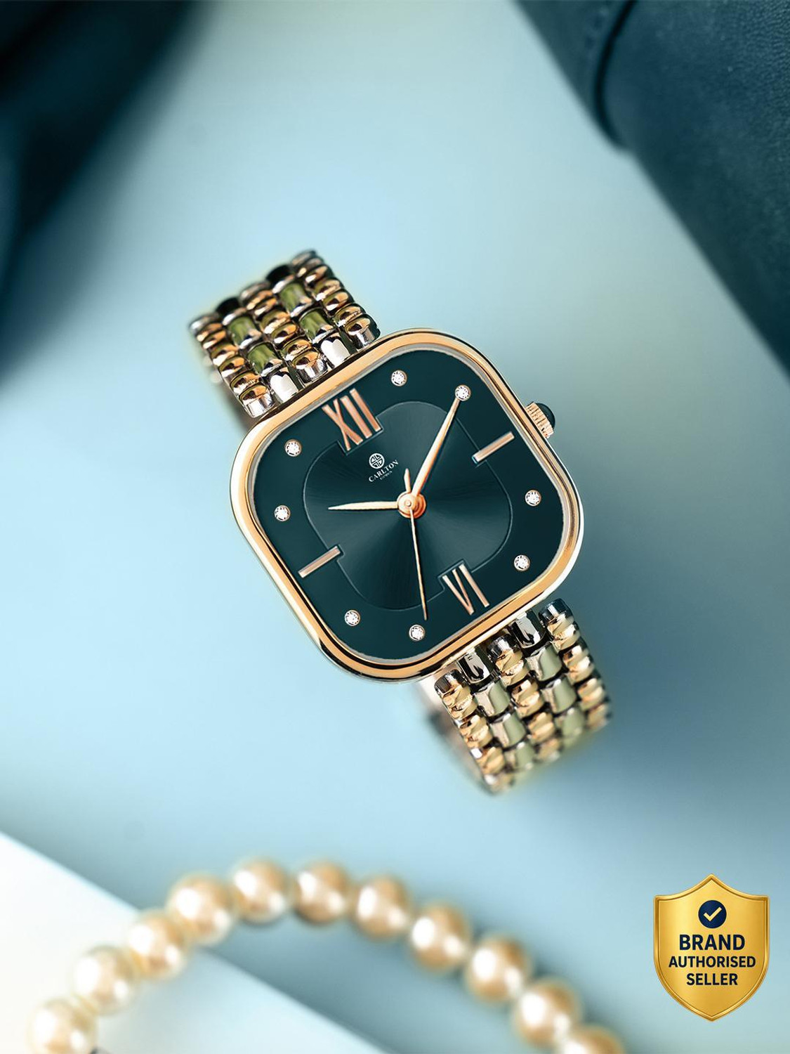 Image of CARLTON LONDON CHELTRQ-A2 Chelsea Analog Watch - For Women