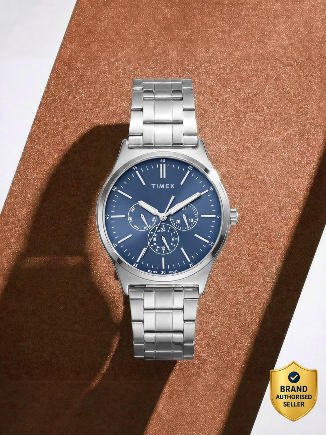 Image of TIMEX Multifunction Blue Dial Analog Watch - For Men