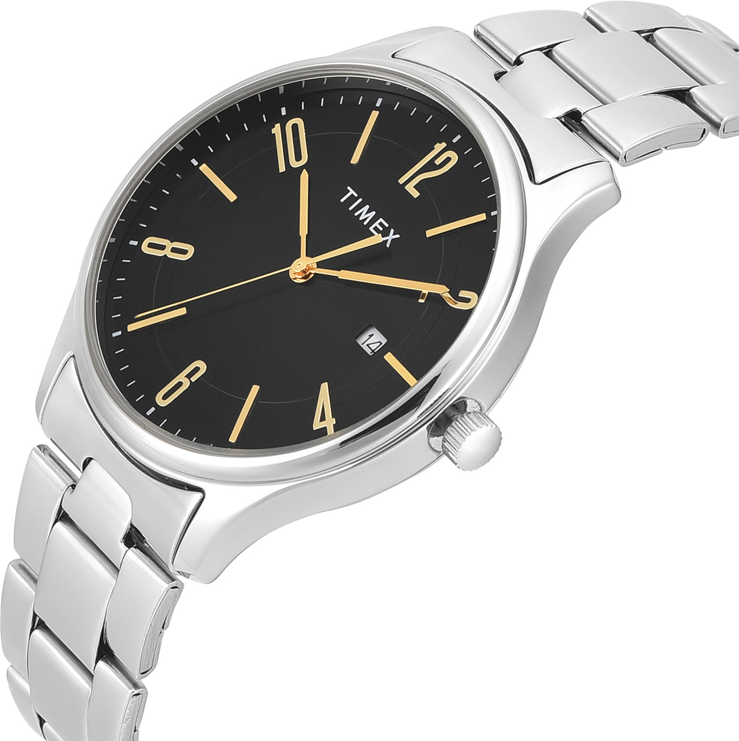 Image of TIMEX Black Date Dial Analog Watch - For Men
