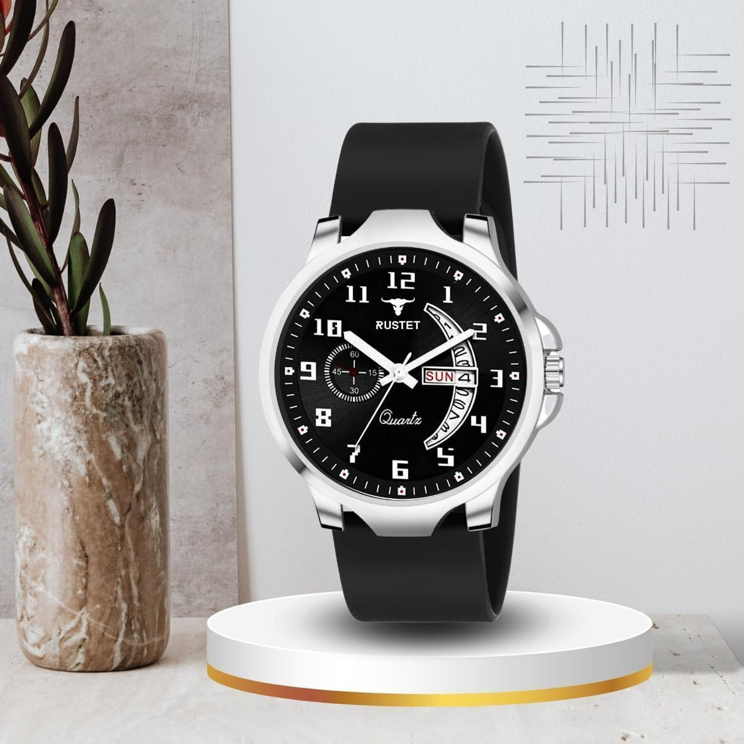 Image of RUSTET Classic 2.0 Day & Date Analog Watch - For Men