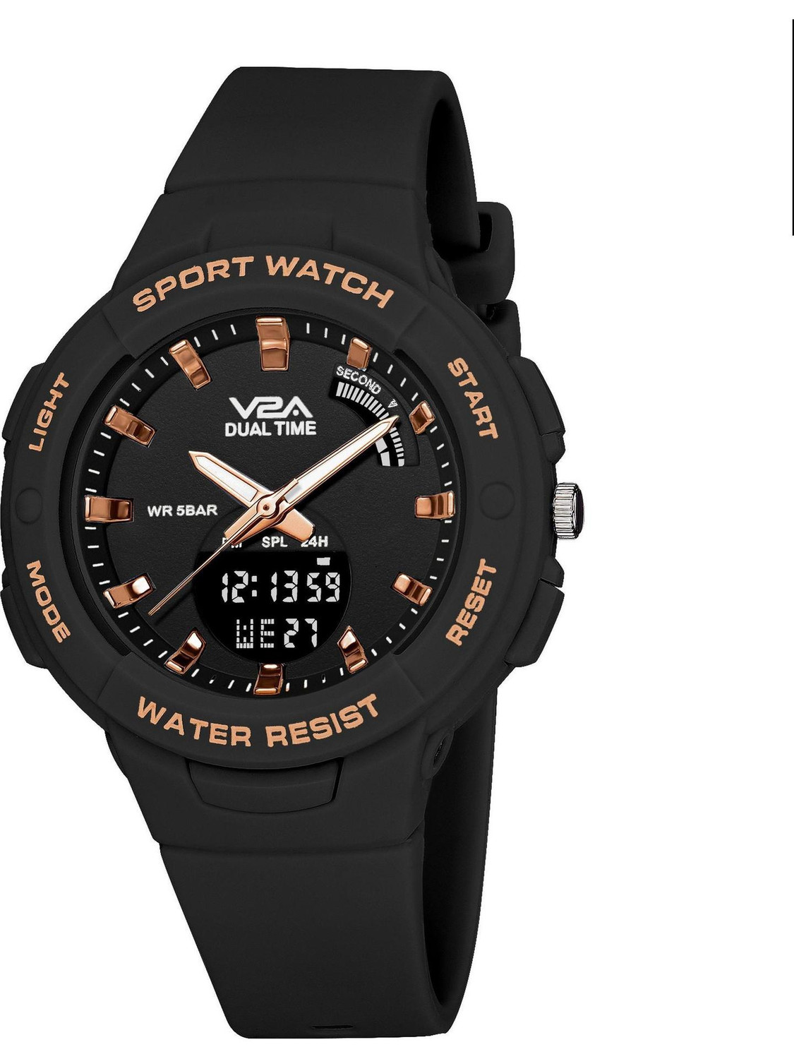 V2A Analog-Digital Watch  - For Women
