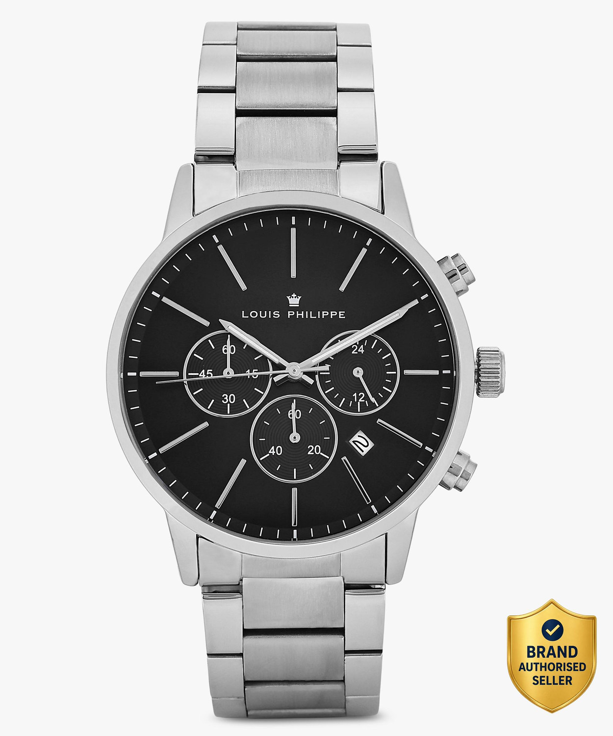 Image of Louis Philippe Chronograph Black Dial Analog Watch Analog Watch - For Men