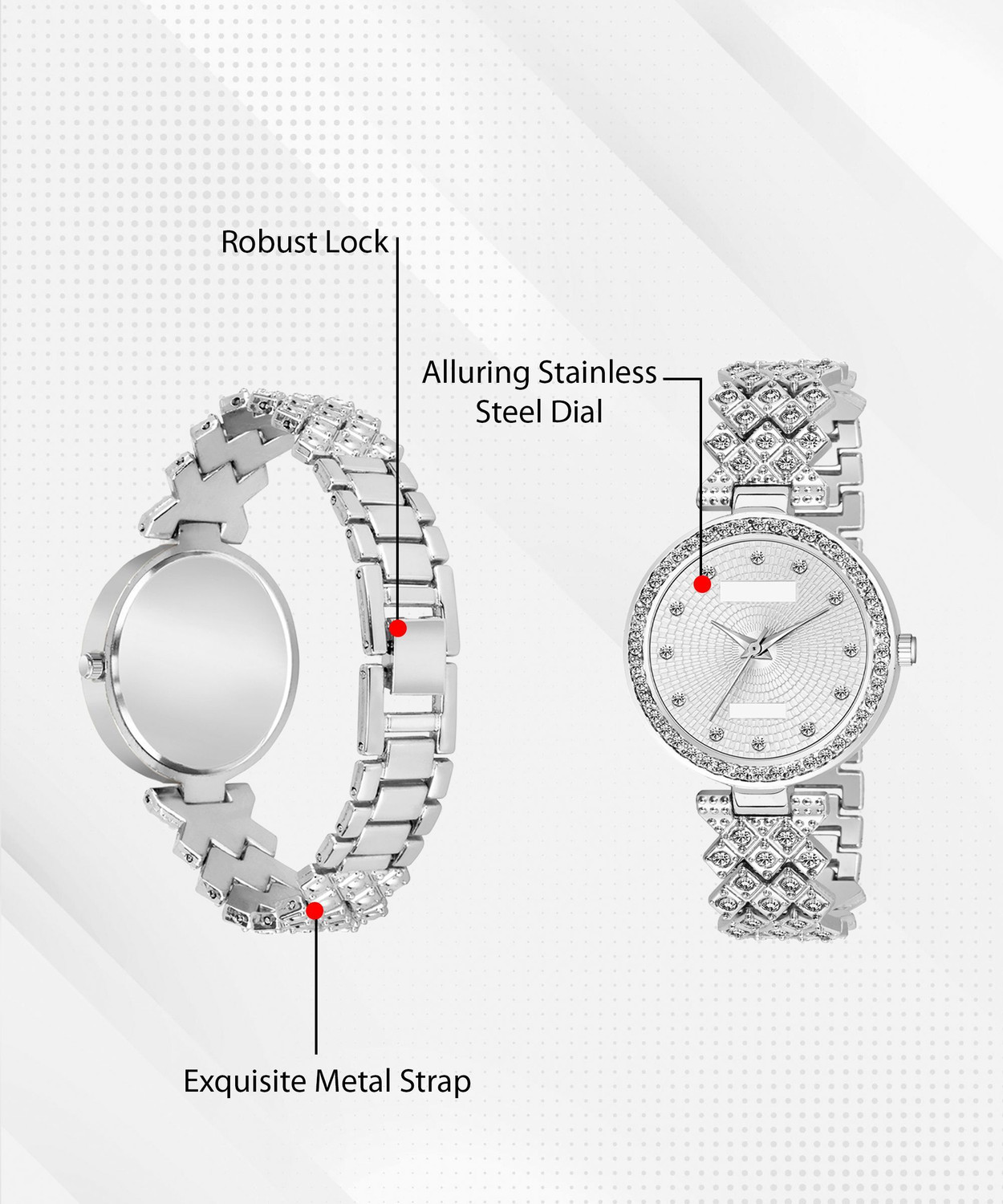 Image of WHITE STONE WS-001-RT-2 Special Ladies & Girls & Analog Watch - For Women