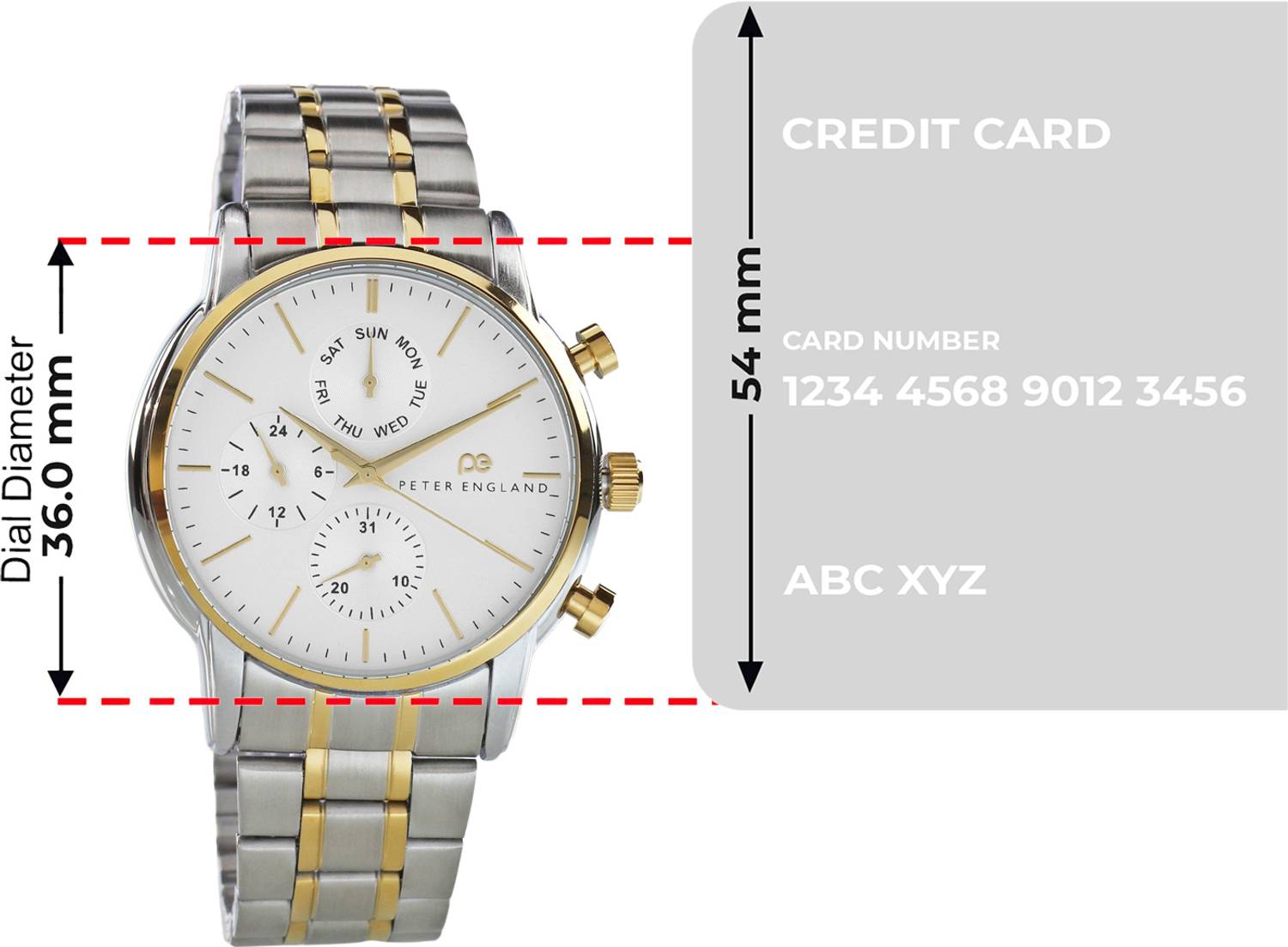 Peter England Analog Watch For Men PE000032B - Image 4