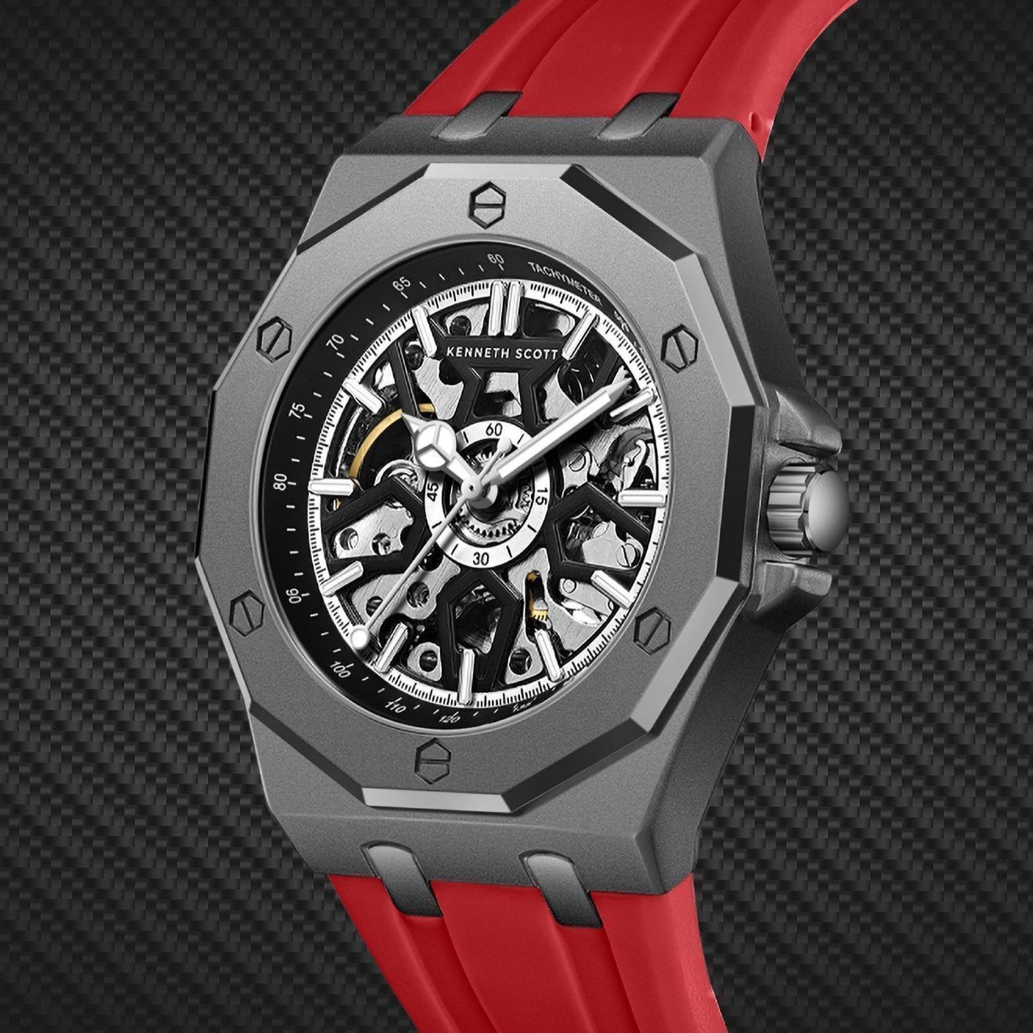 Image of Kenneth Scott Kenneth Scott Automatic Analog Watch - For Men