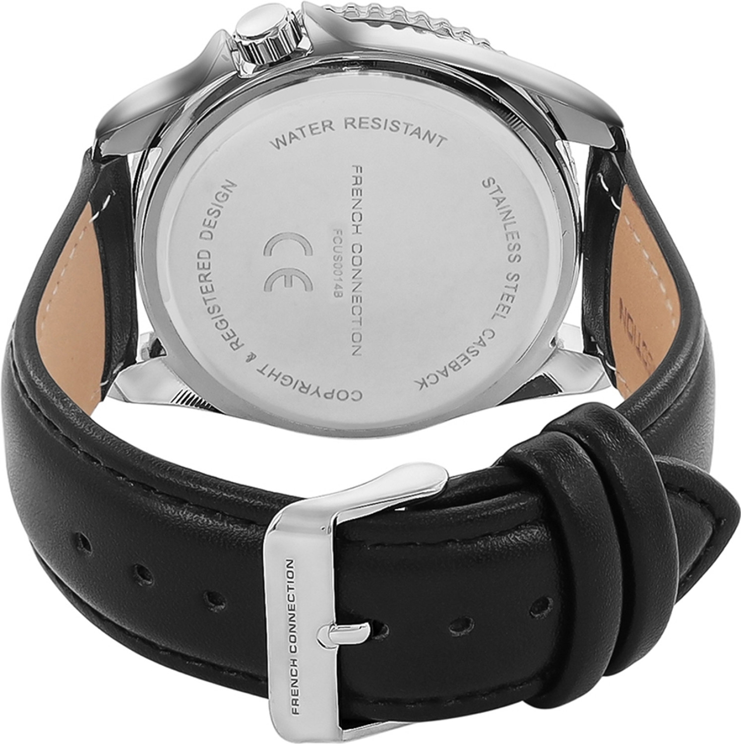 Image of French Connection Men's Round Black Dial Analog Watch Analog Watch - For Men FCUS0014B