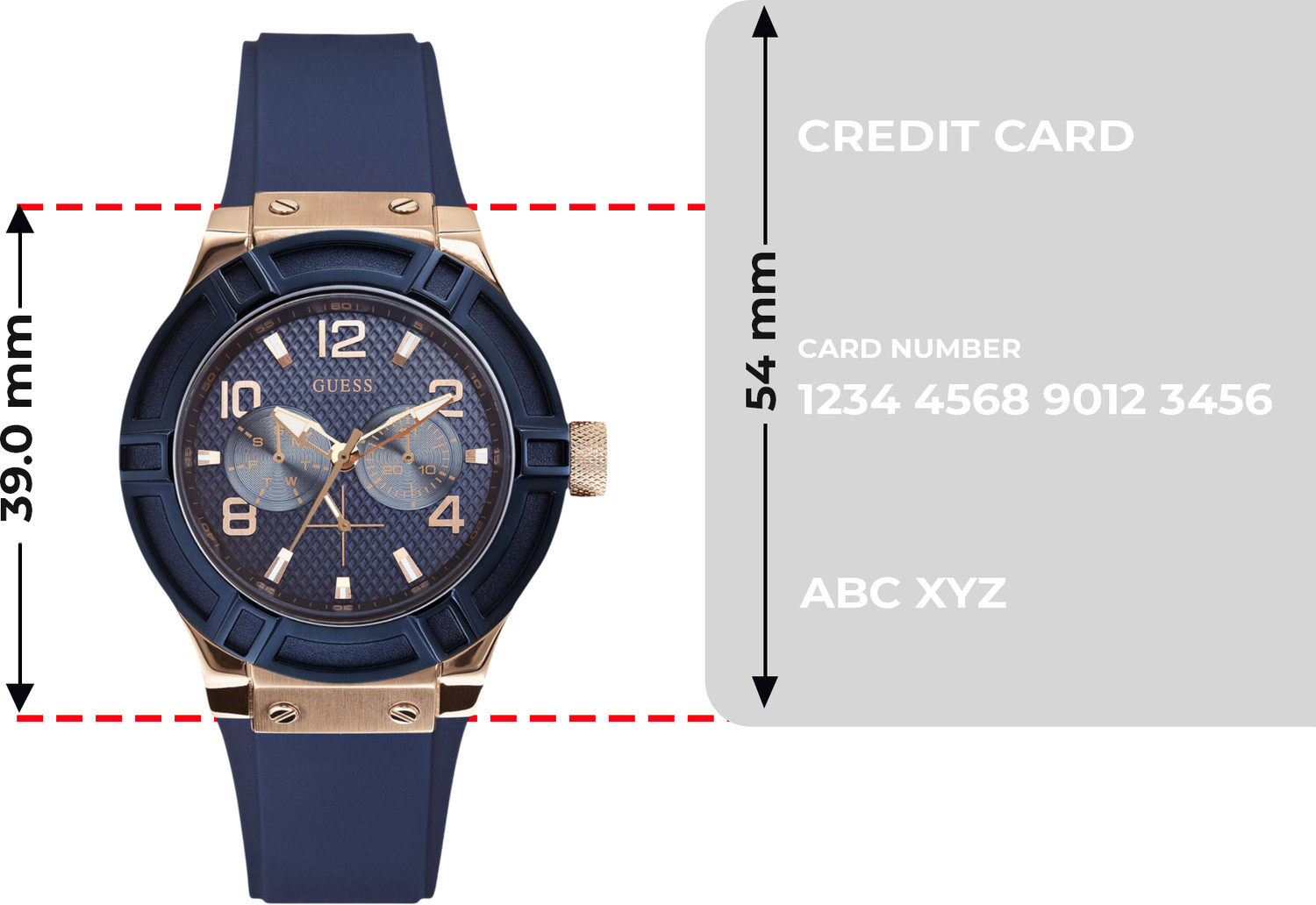 Image of GUESS Analog Watch - For Women U0571L1