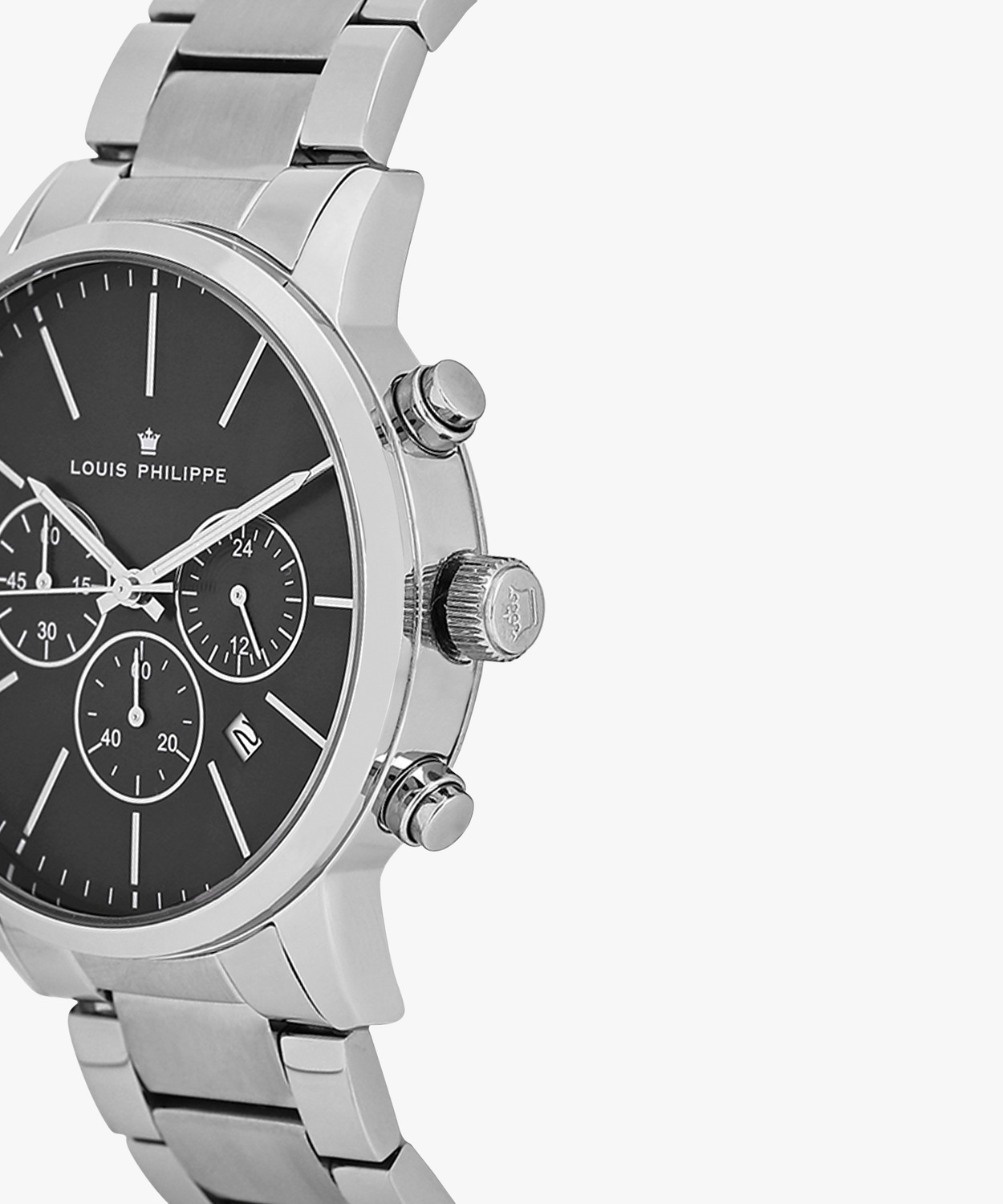Image of Louis Philippe Chronograph Black Dial Analog Watch Analog Watch - For Men