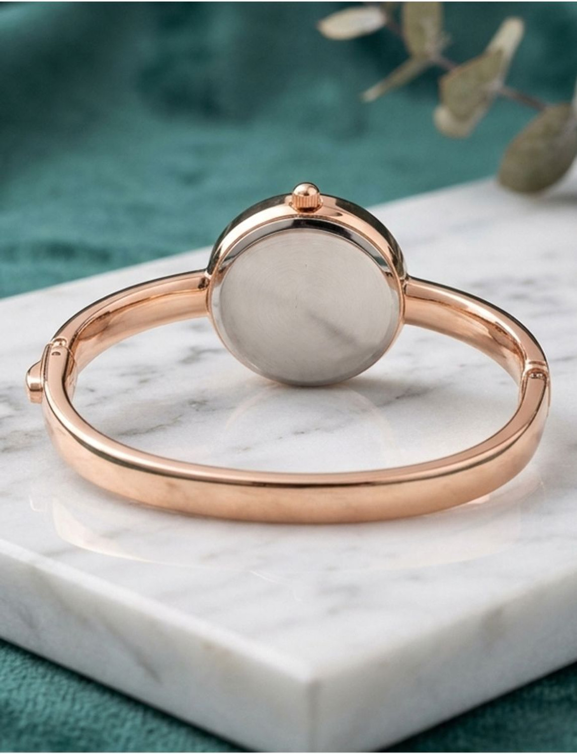 Image of PAPIO Rose Gold Color Stainless Steel Strap Ladies And Girls Kada Analog Watch - For Women MN-311 ROSE