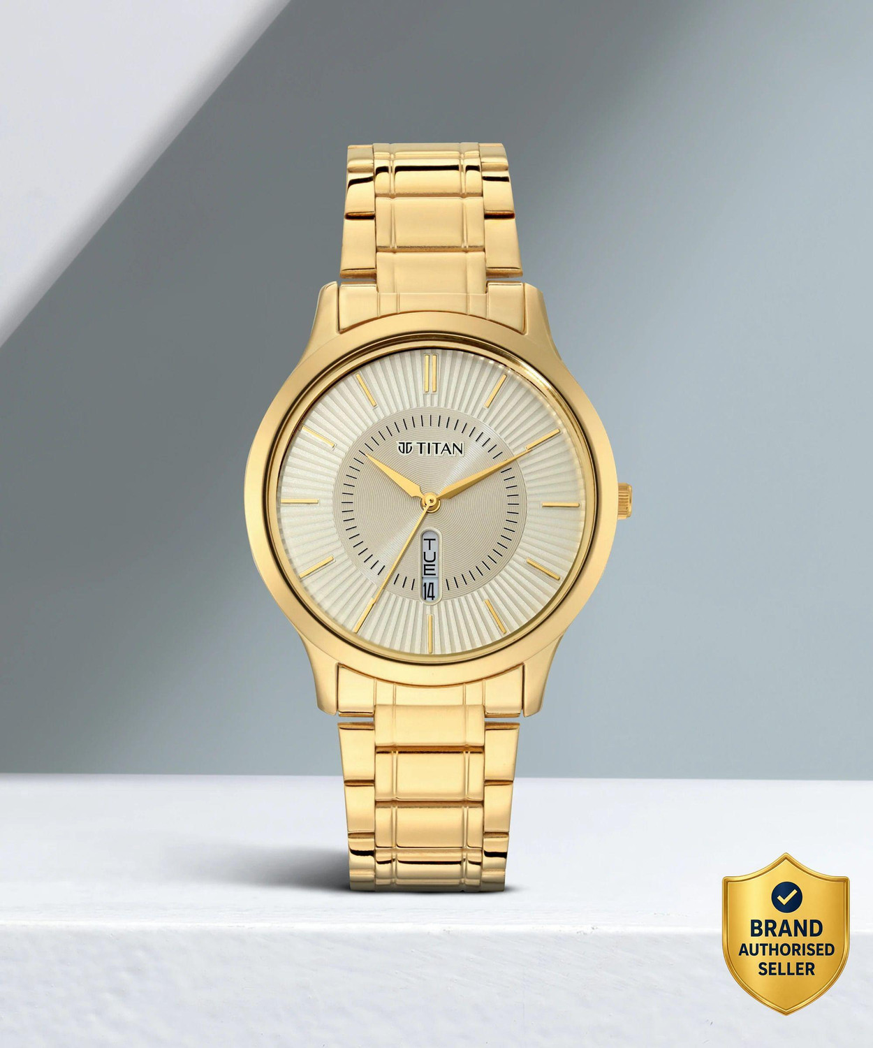 Image of Titan NP1845YM01 Lagan Men 2020 Analog Watch - For Men